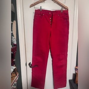 Vintage Red Levis